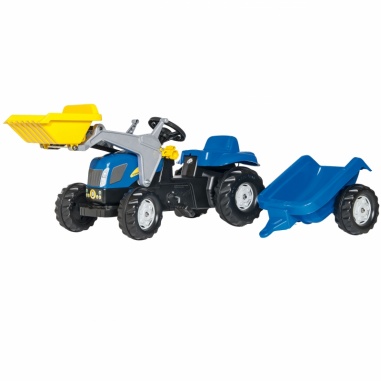 rollyKid-X New Holland rollyKid Traktor z łyżką i przyczepką
