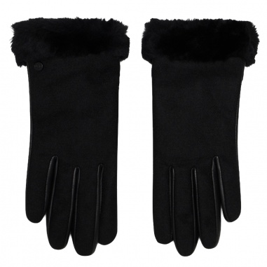 Fabric Leather Shorty Glove