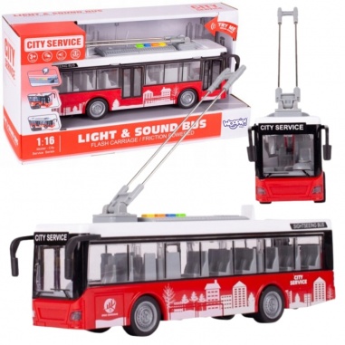 Autobus Trolejbus Interaktywy Elektryczny 1:16