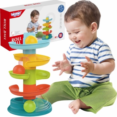 Kulodrom Tor Kulkowy Zestaw Spirala + 3 Kulki