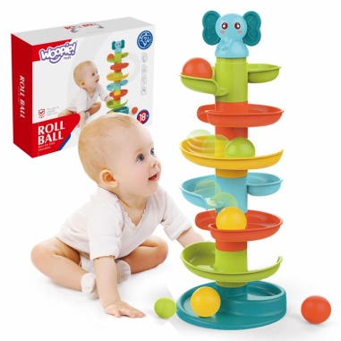 Kulodrom Tor Kulkowy Zestaw Spirala + 3 Kulki