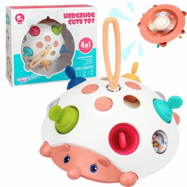 Zabawka Sensoryczna 4w1 Jeżyk Pop-it Aktywizujący