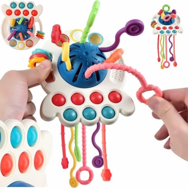 Zabawka Sensoryczna Montessori Gryzak Wielofunkcyjny 0+