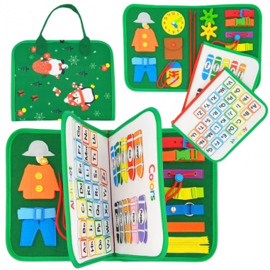 Edukacyjna Książeczka Walizka Montessori - Edycja Świąteczna