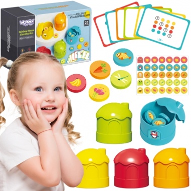 Gra Logiczna Edukacyjna Sorter Klasyfikacja Kolorów