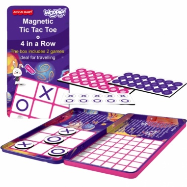 IQ Gra Strategiczna Magnetyczna 2w1 Kółko I Krzyżyk + Gra 4 w Lini MINI