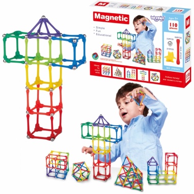 Magnetyczne Konstrukcyjne Układanka Kreatywna 110 el.