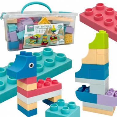 Soft Blocks Zestaw 99 Elementów w Pudełku