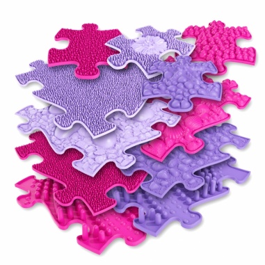Mata Sensoryczna Ortopedyczna Puzzle 11 el. - Kolor /