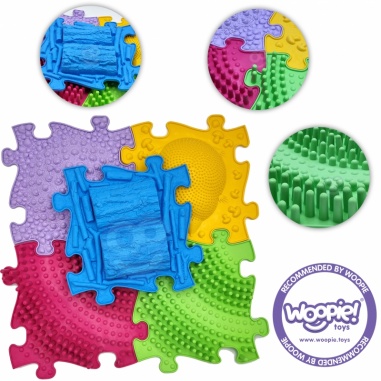 Mata Sensoryczna Ortopedyczna Puzzle 5 el.