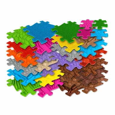 Mata Sensoryczna Ortopedyczna Royal Puzzle 26 el. + 4 małe