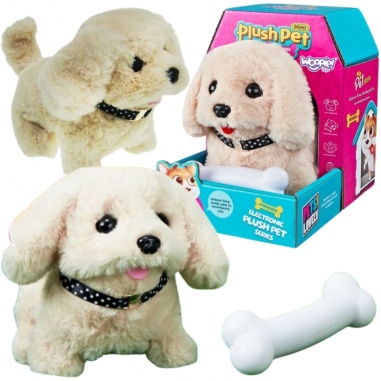 Piesek Interaktywny Pluszak z Kością Bichon Golden Retriever
