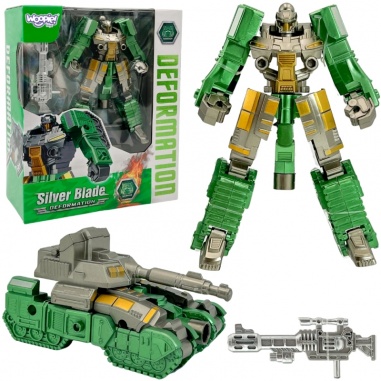 Robot Transformujący SILVER BLADE 2w1 Czołg