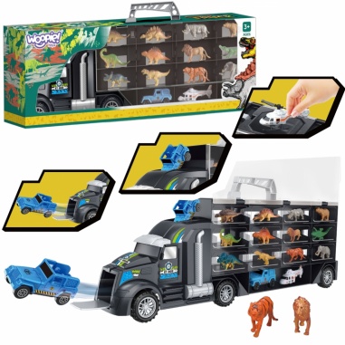 Samochód Transporter Dinozaury Ciężarówka