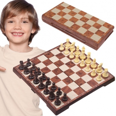Szachy Warcaby Magnetyczne 2w1