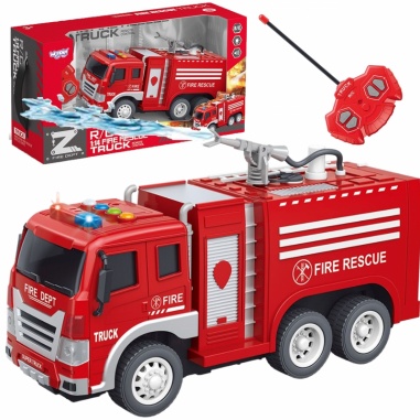 Zdalnie Auto Wóz Strażacki RC Funkcja Pryskania Wodą