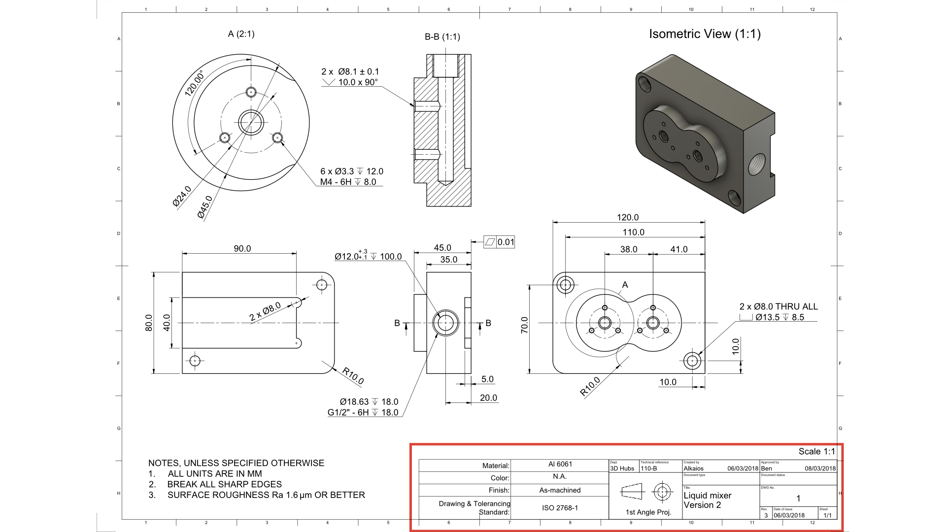 How To Prepare A Technical Drawing For CNC Machining Hubs