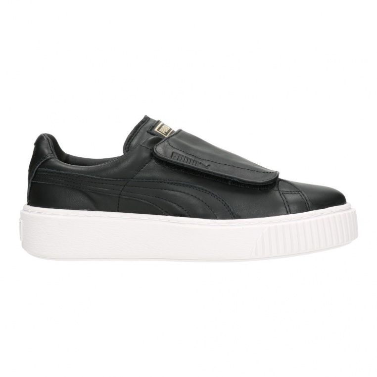 Buty Basket Platform Strap Wn's Black Puma Buty Basket Platform Strap Wn's Black Puma