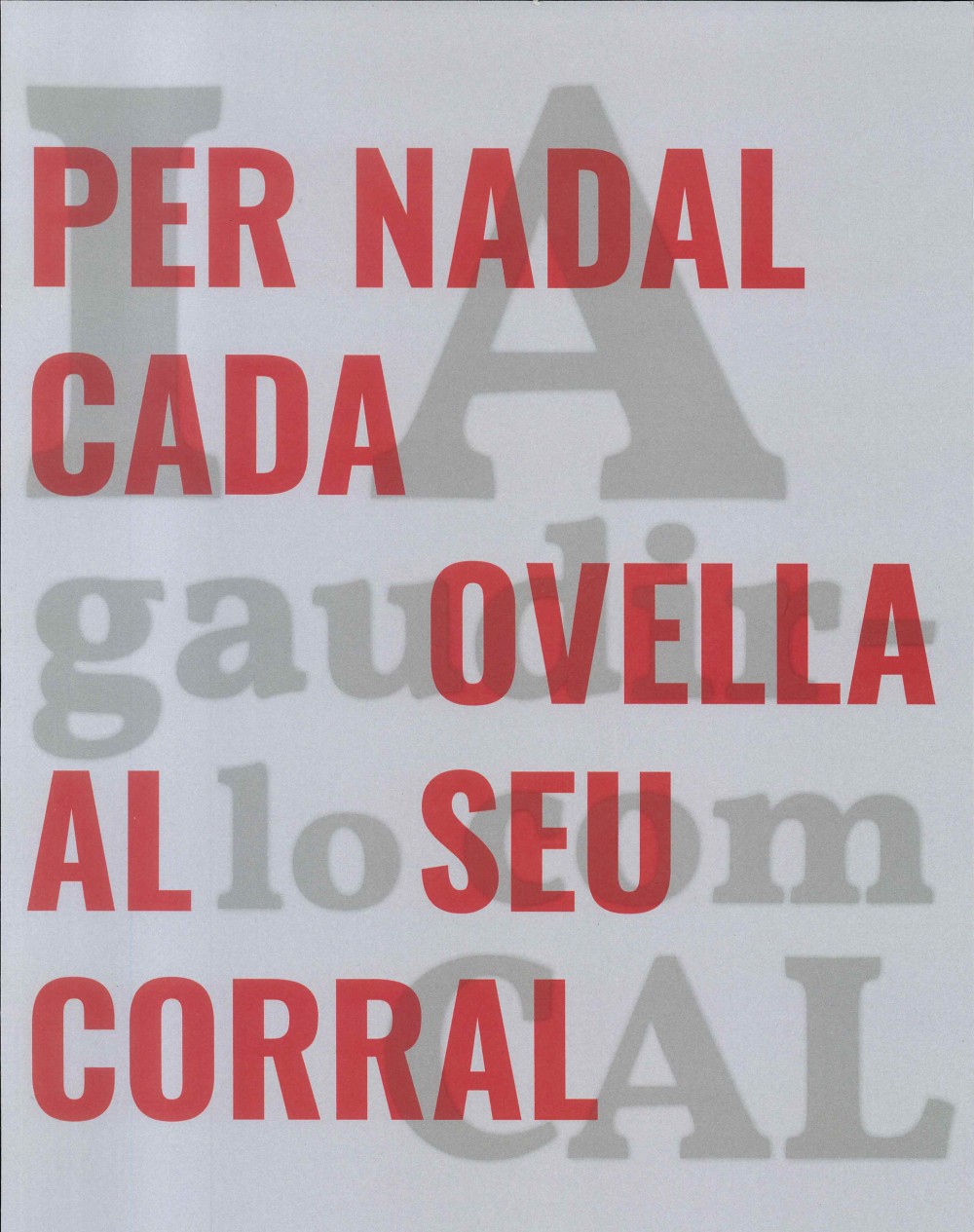 51- Per Nadal cada ovella al seu corral