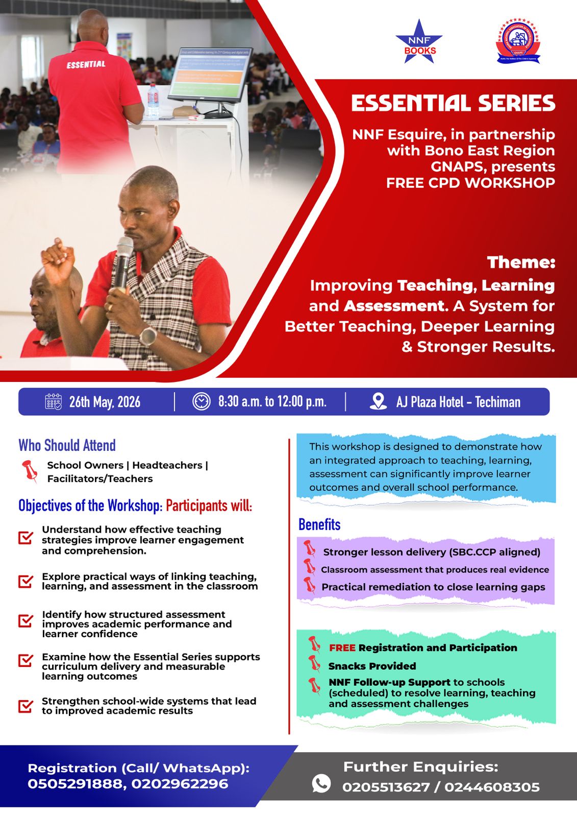 NNF ESSENTIAL FREE CONTINOUS PROFESSIONAL DEVELOPMENT (CPD) WORKSHOP - BONO EAST