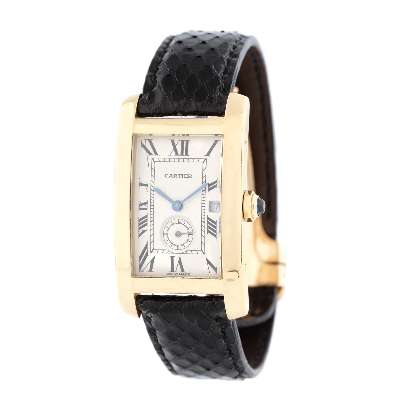 Ceas Cartier Tank Américaine, de mână, de damă, din aur