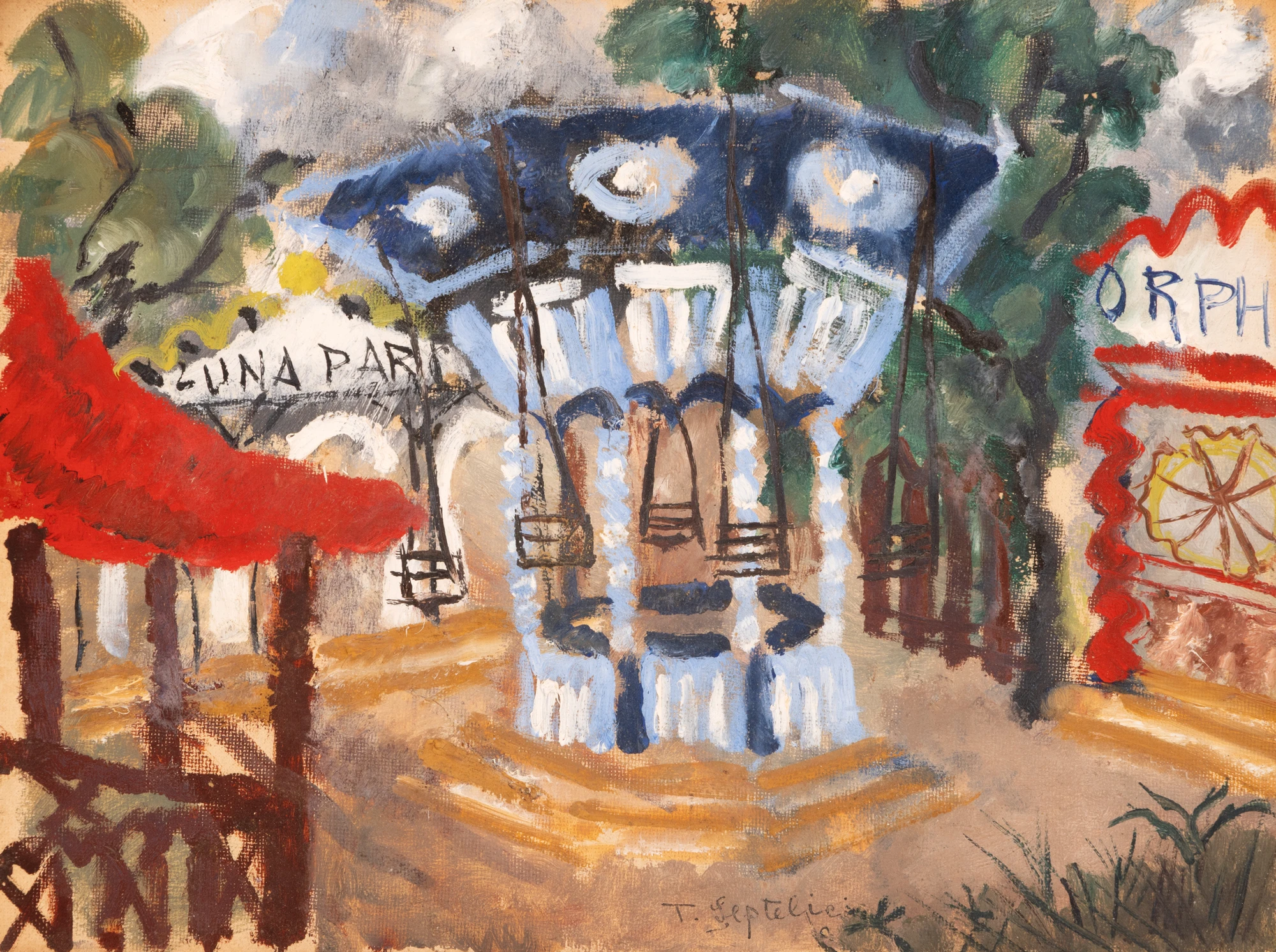 Carusel în Luna Parc