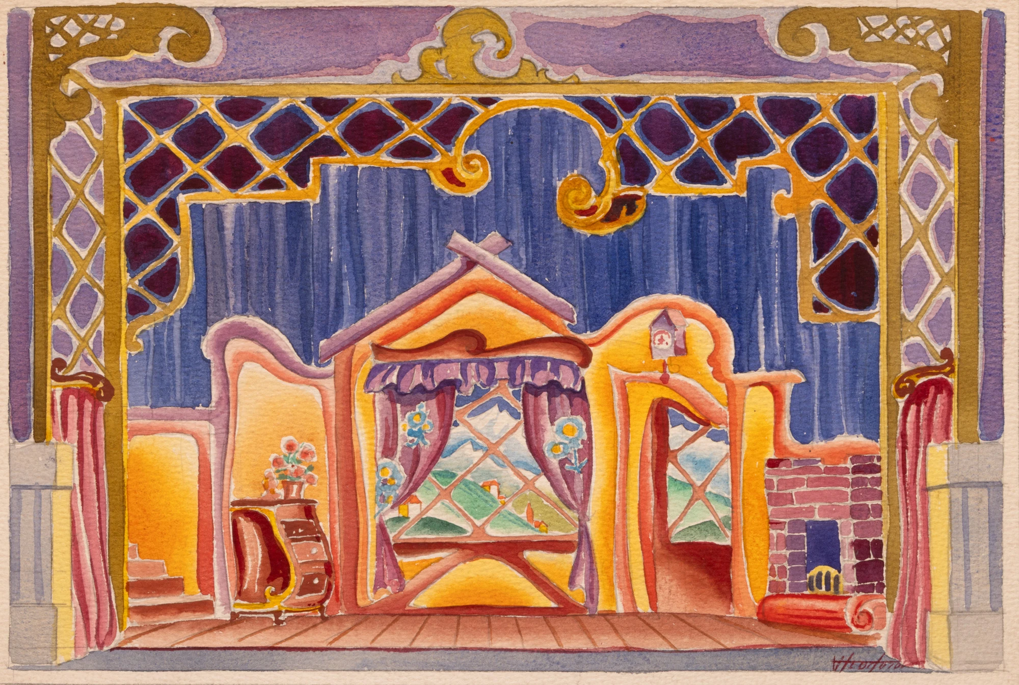 Theater scene
