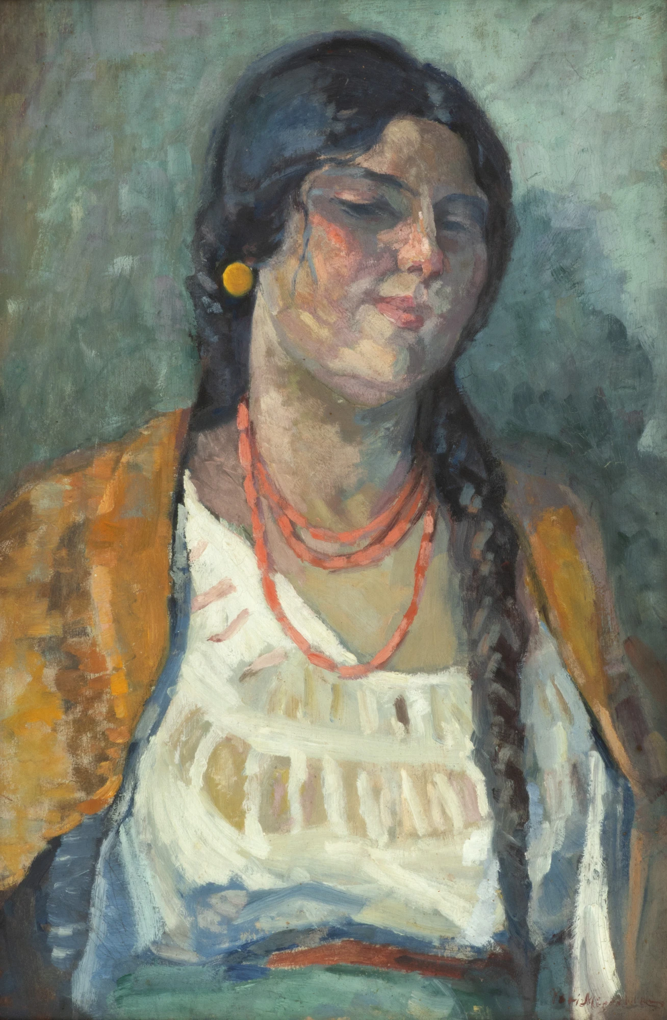 Chivuță with red beads
