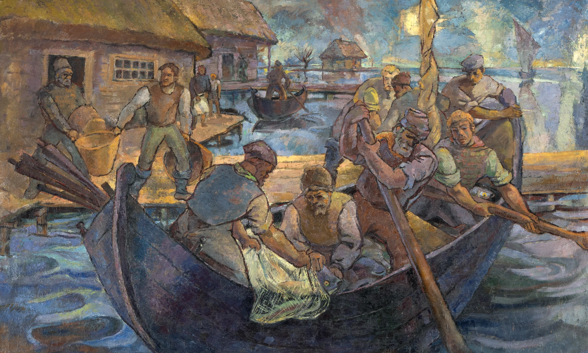 Fishermen in the Delta