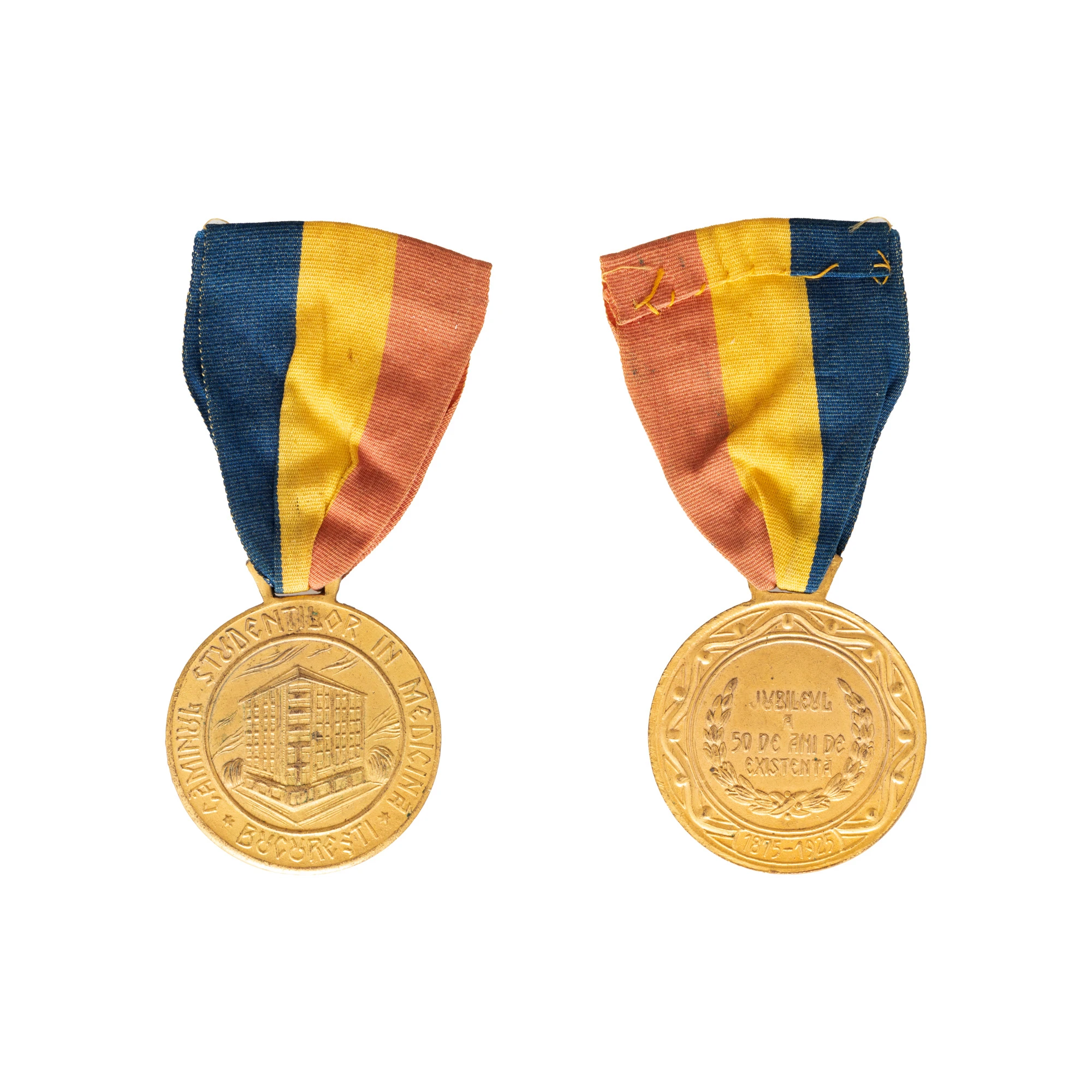 Medalia ”Jubileul de 50 de ani a căminului studenților în medicină”, 1925