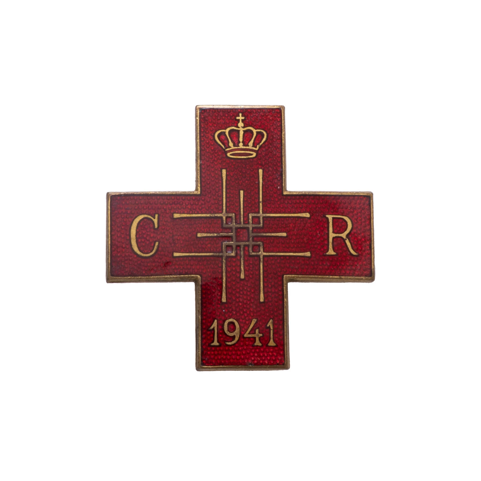 Insigna ”Crucea Roșie - Societatea Regina Maria”, 1941