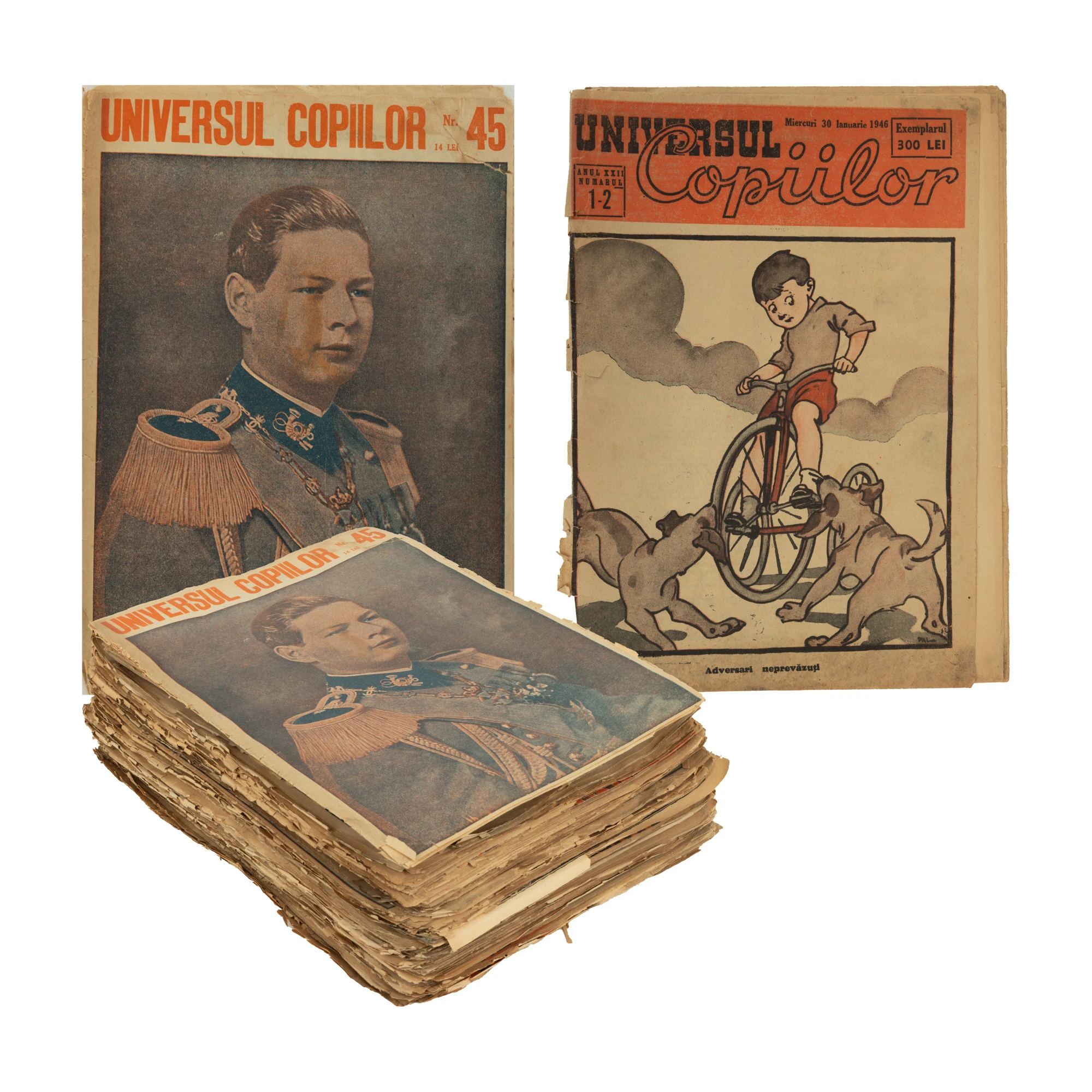 Lot format din 112 numere ale revistei ”Universul copiilor”, 1940-1947