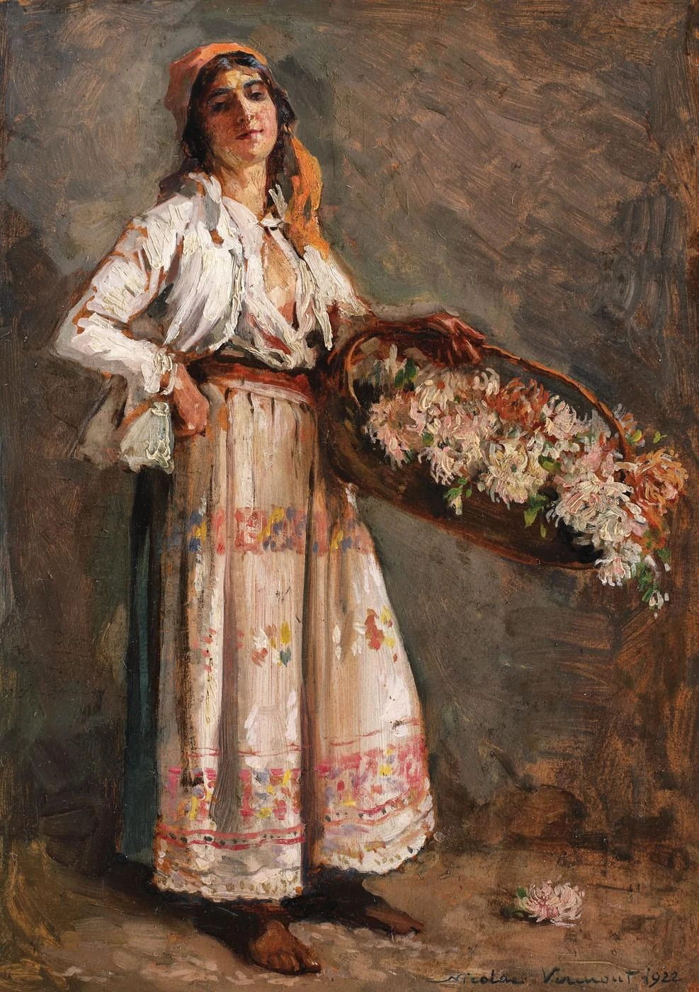 Beautiful flower girl