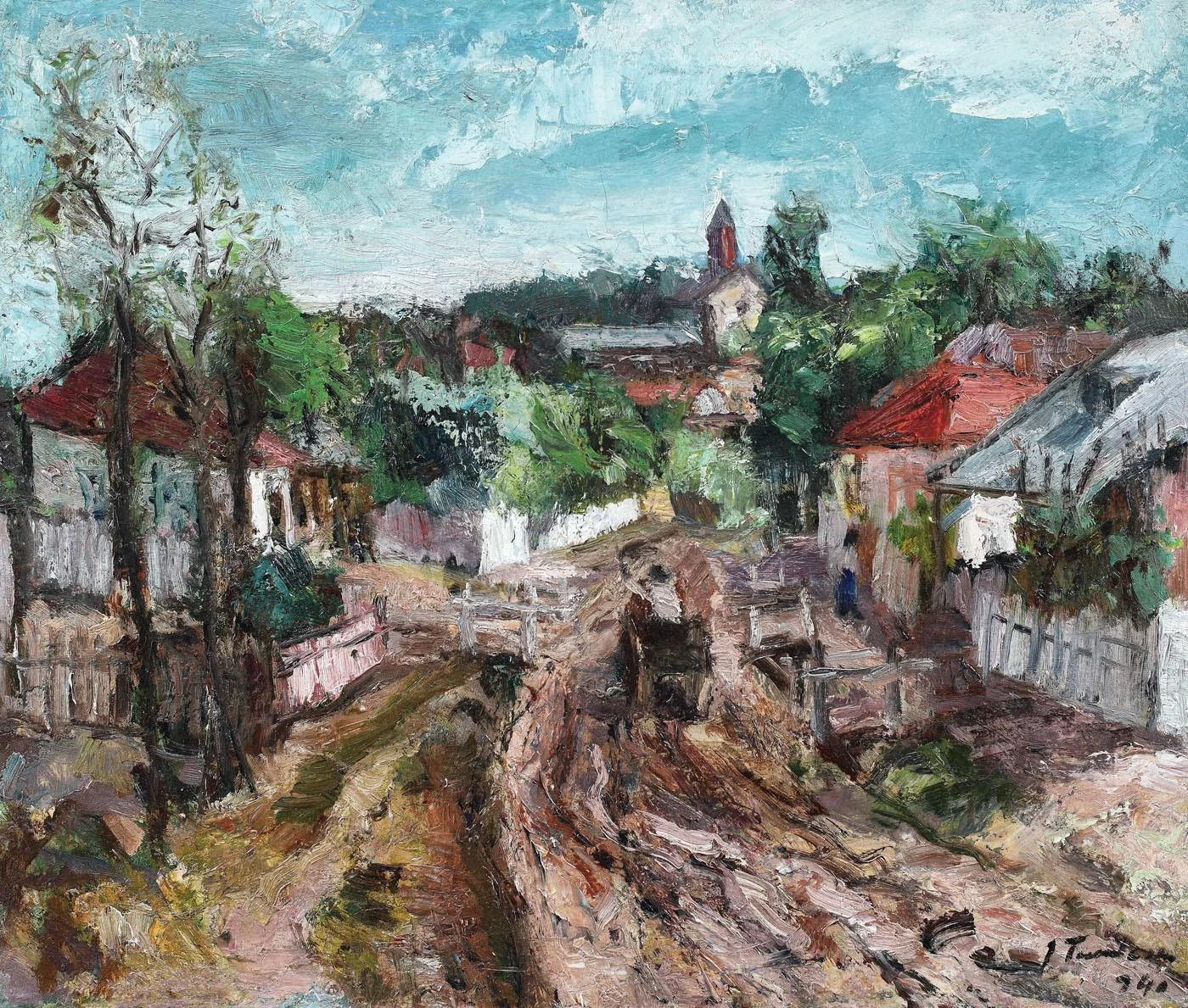 Landscape in Brănești