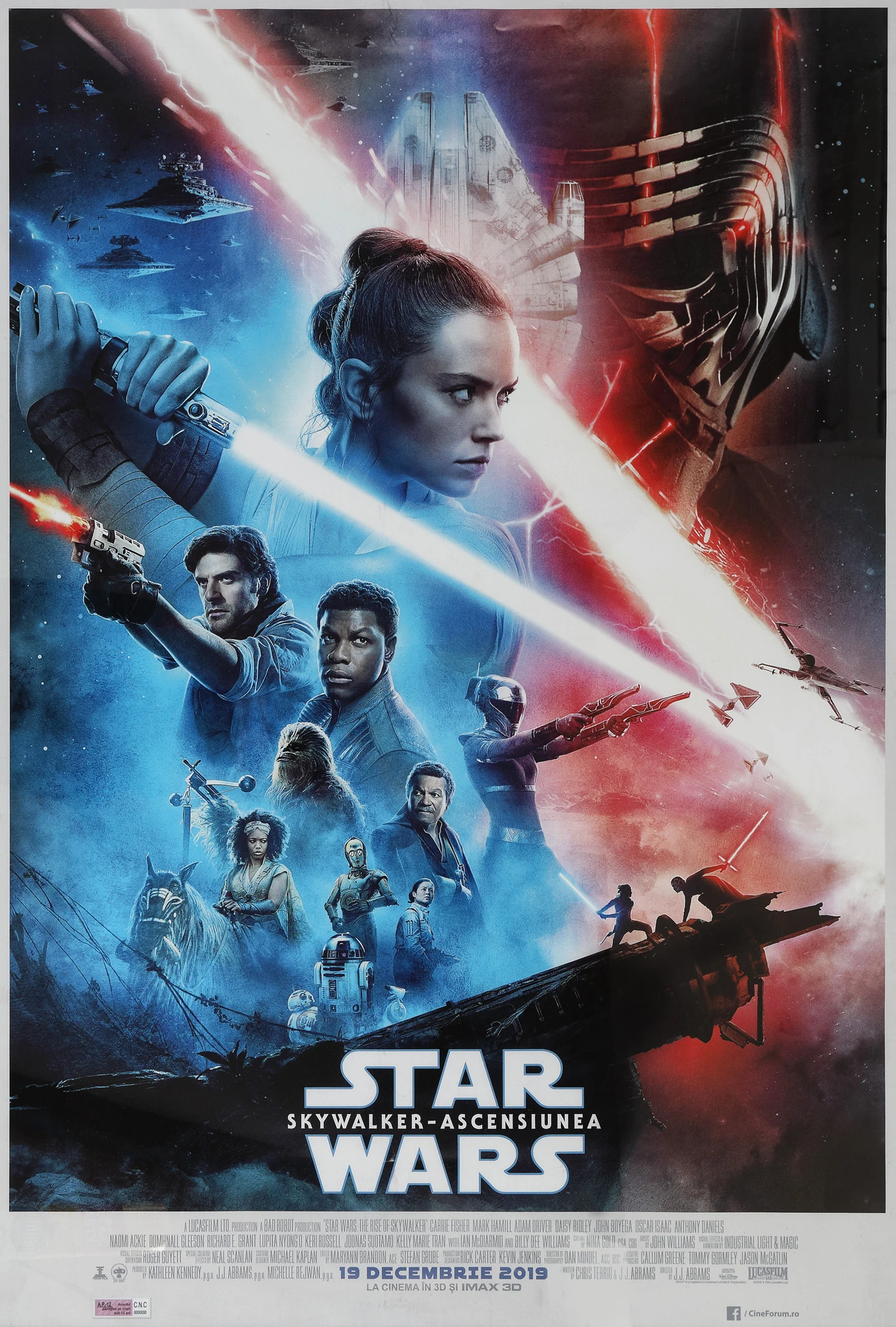 Poster for the movie Star Wars - Ascensiunea (The Rise of Skywalker)