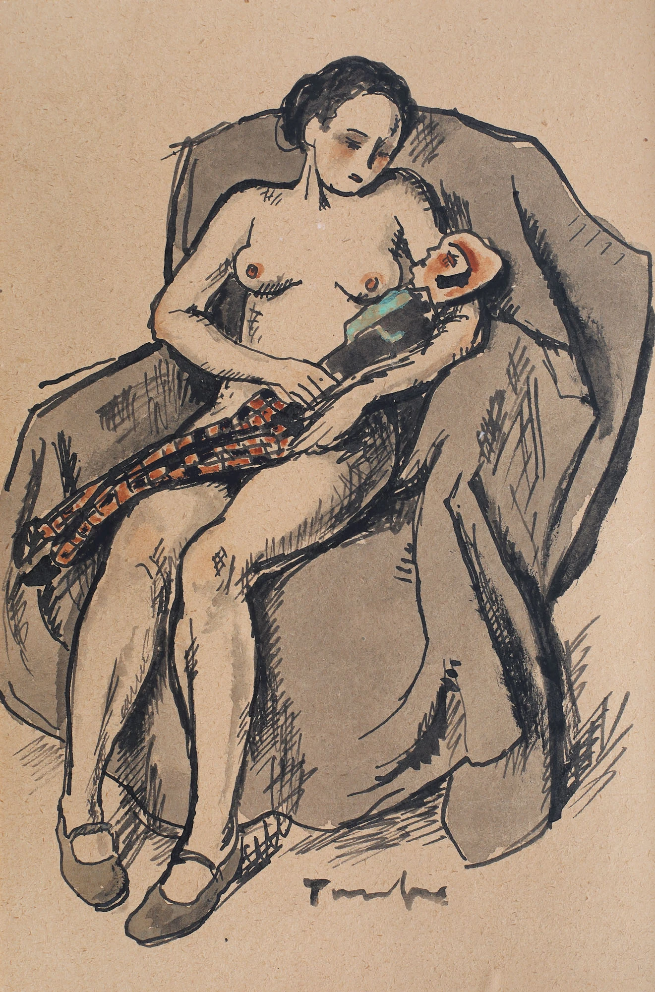 The Little Girl With The Doll