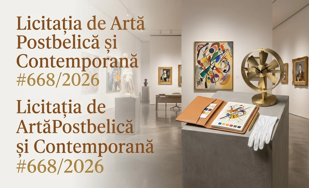 Licitația de Artă Postbelică și Contemporană #668/2026 #668