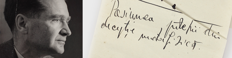 Licitația patrimoniului filosofului Emil Cioran #198/2016