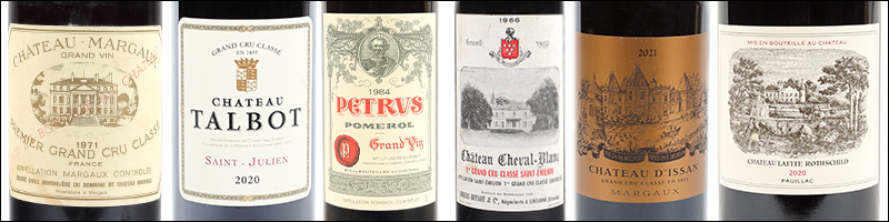 Auction of Rare Whiskeys and Collectible Wines