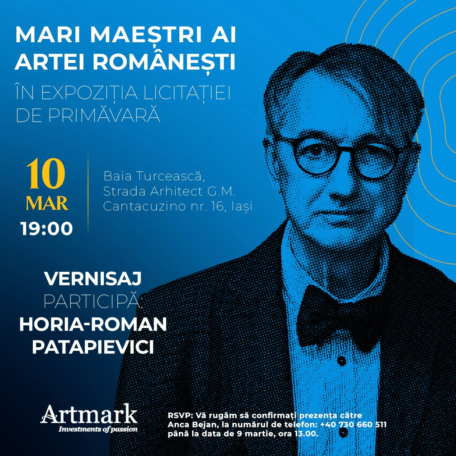Artmark aduce la Iași „Mari maeștri ai artei românești”, în cadrul Lunii Sculptorilor