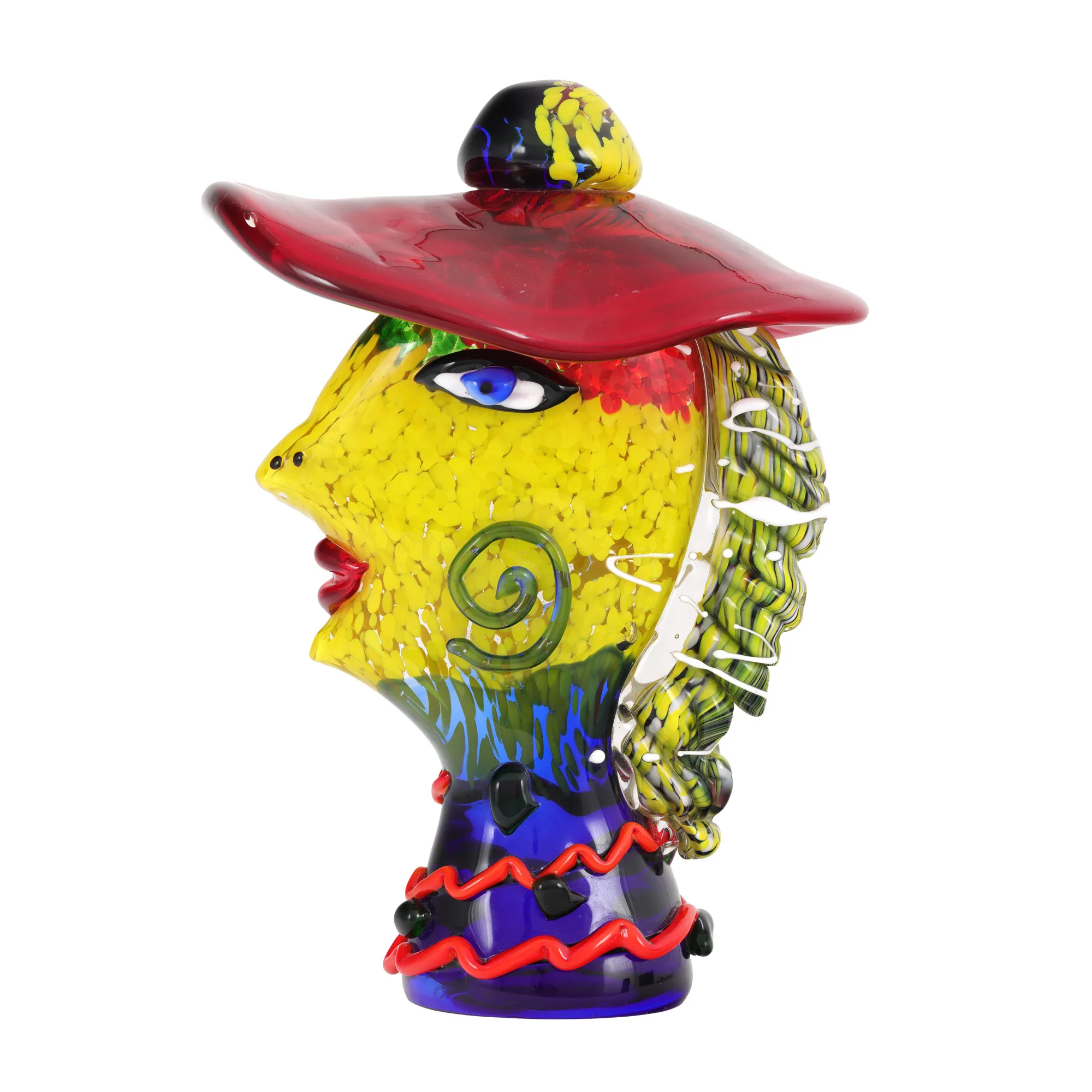 Madame Bovary - piesă decorativă din sticlă de Murano (Omagiu lui Picasso)