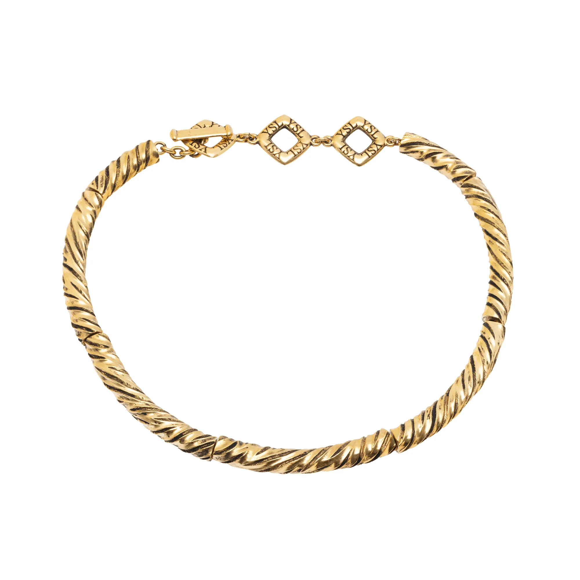 Colier masiv Yves Saint Laurent, aurit