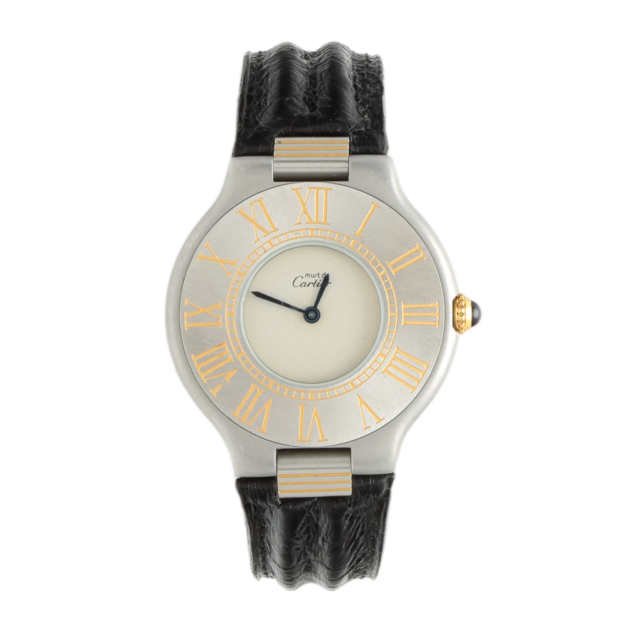 Ceas Cartier Must de Cartier, de mână, de damă, însoțit de cutia originală