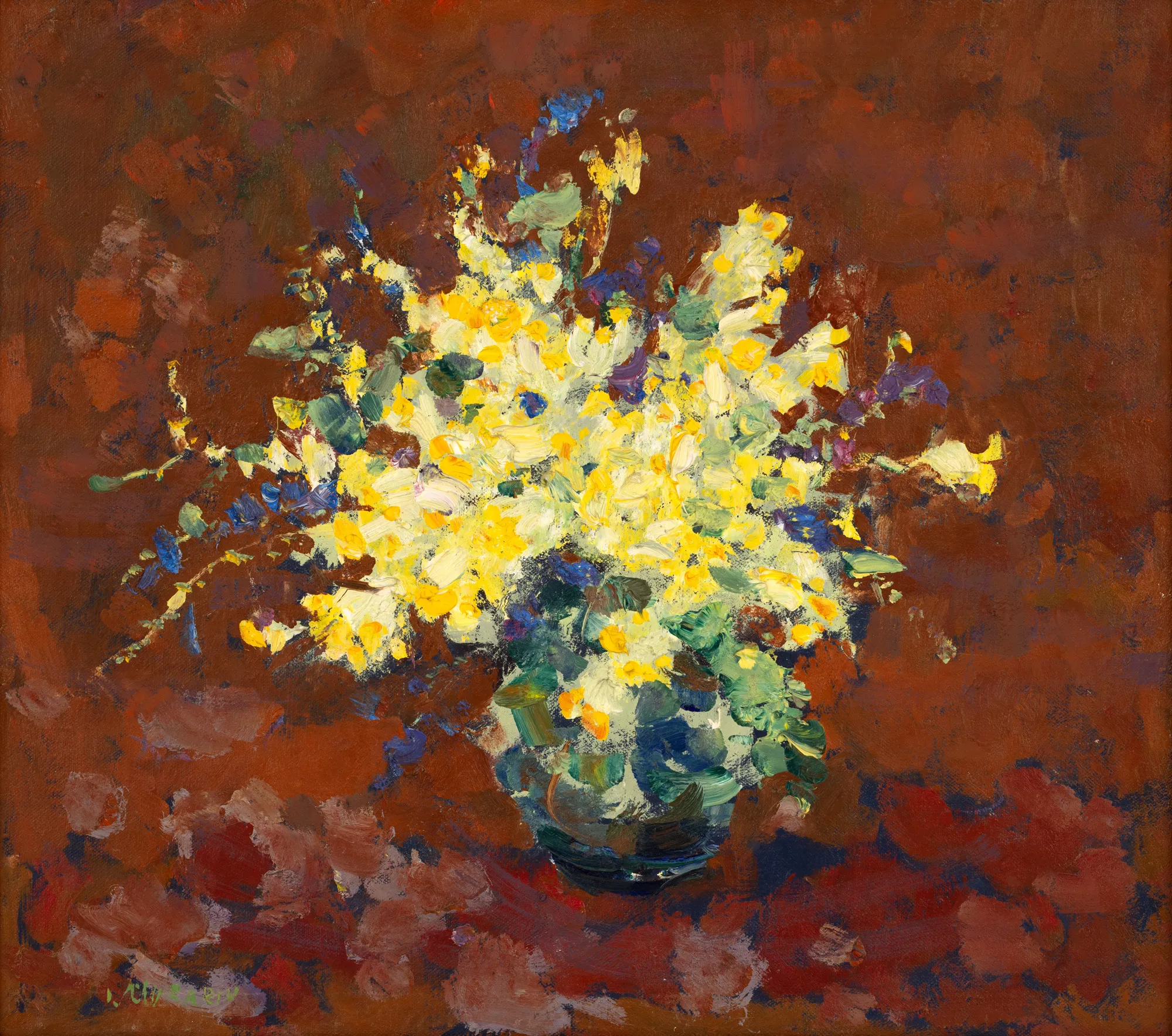 Vase with Spring Flowers