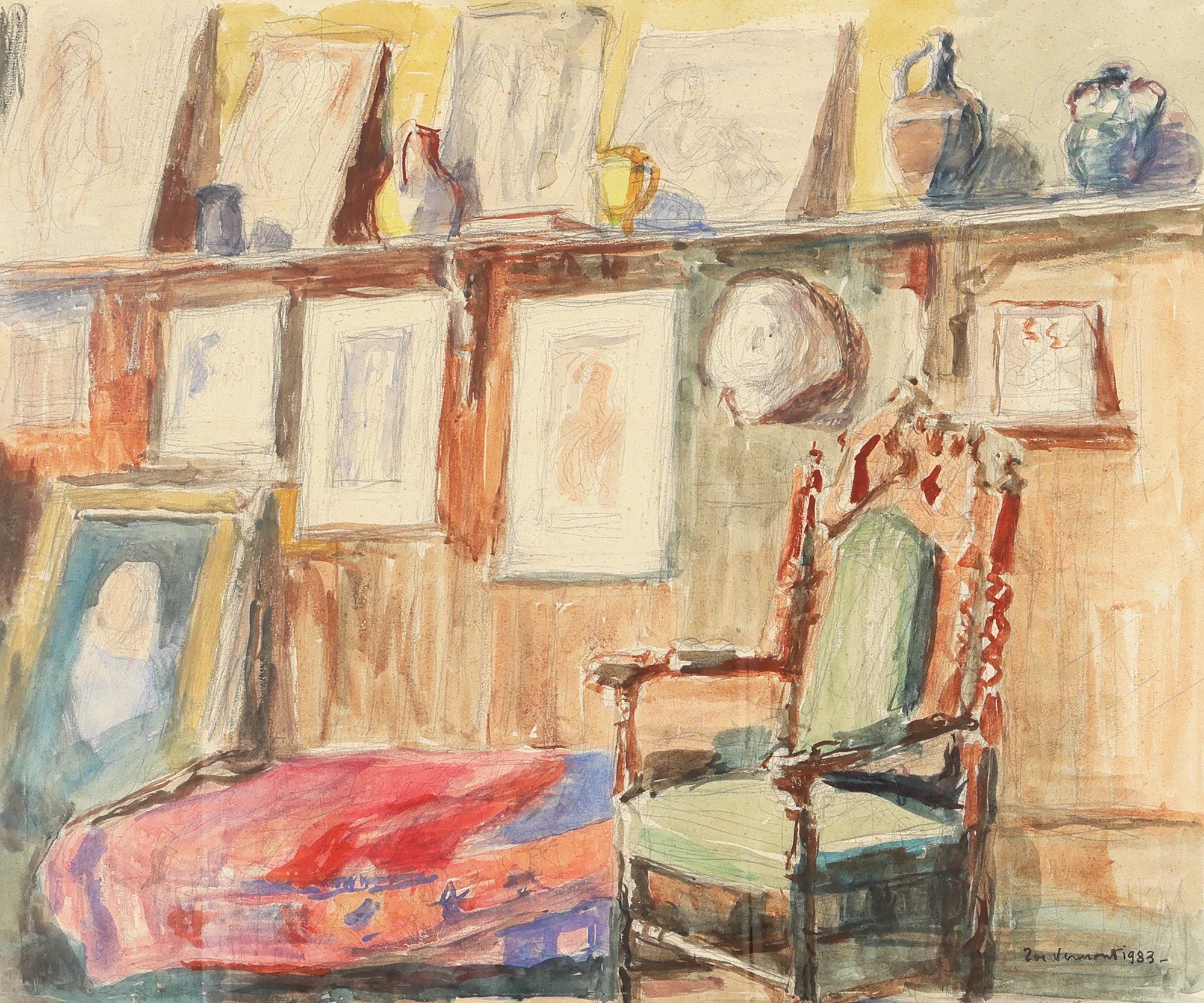În atelier
