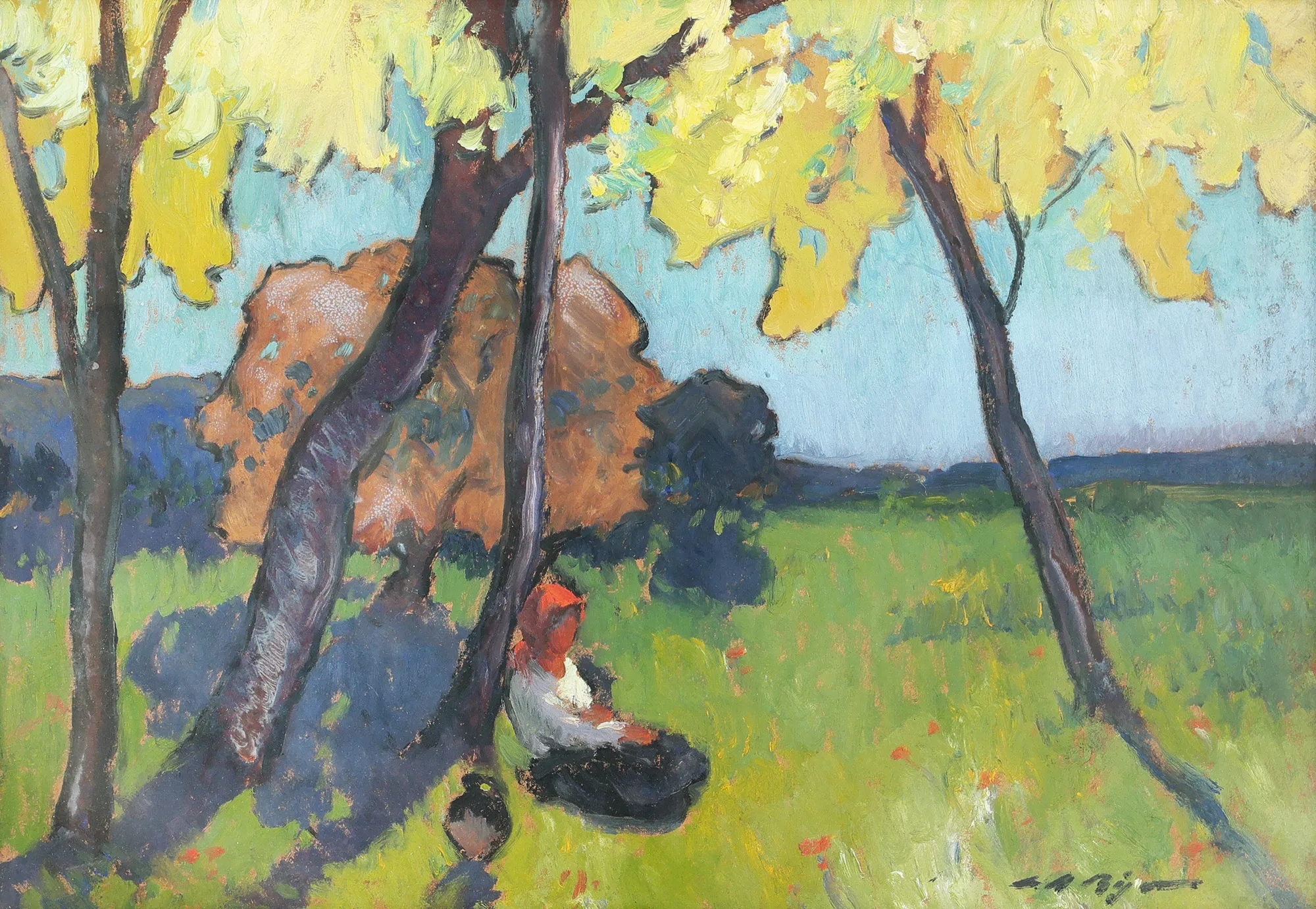 Peasant Girl Resting