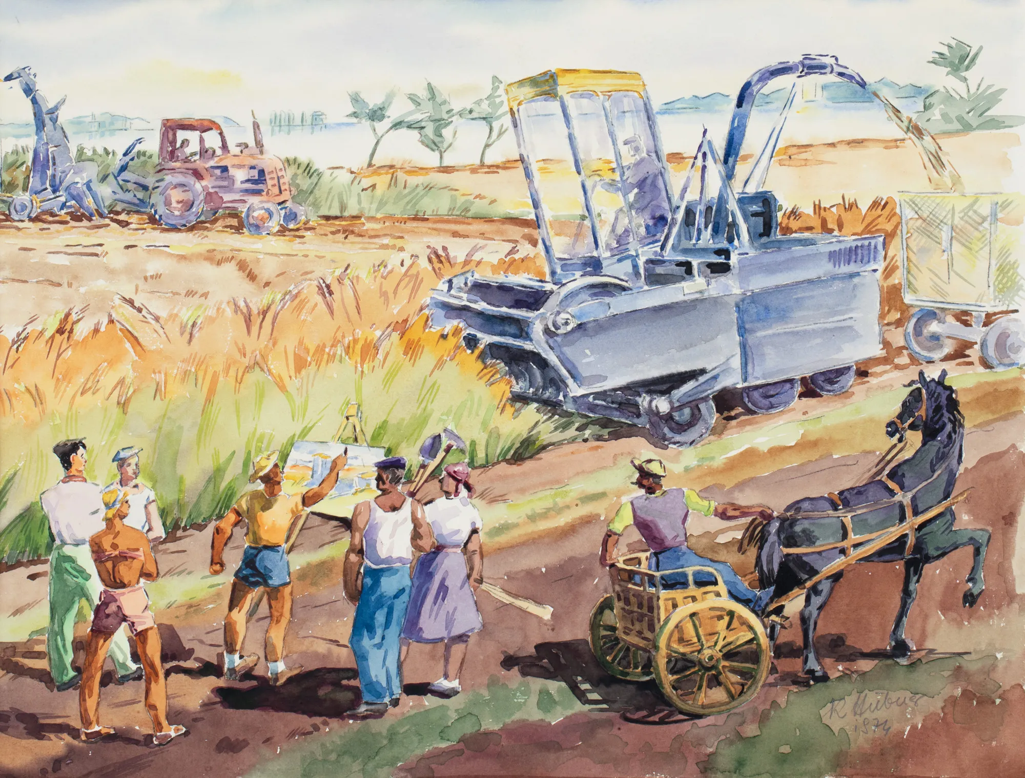 At Threshing
