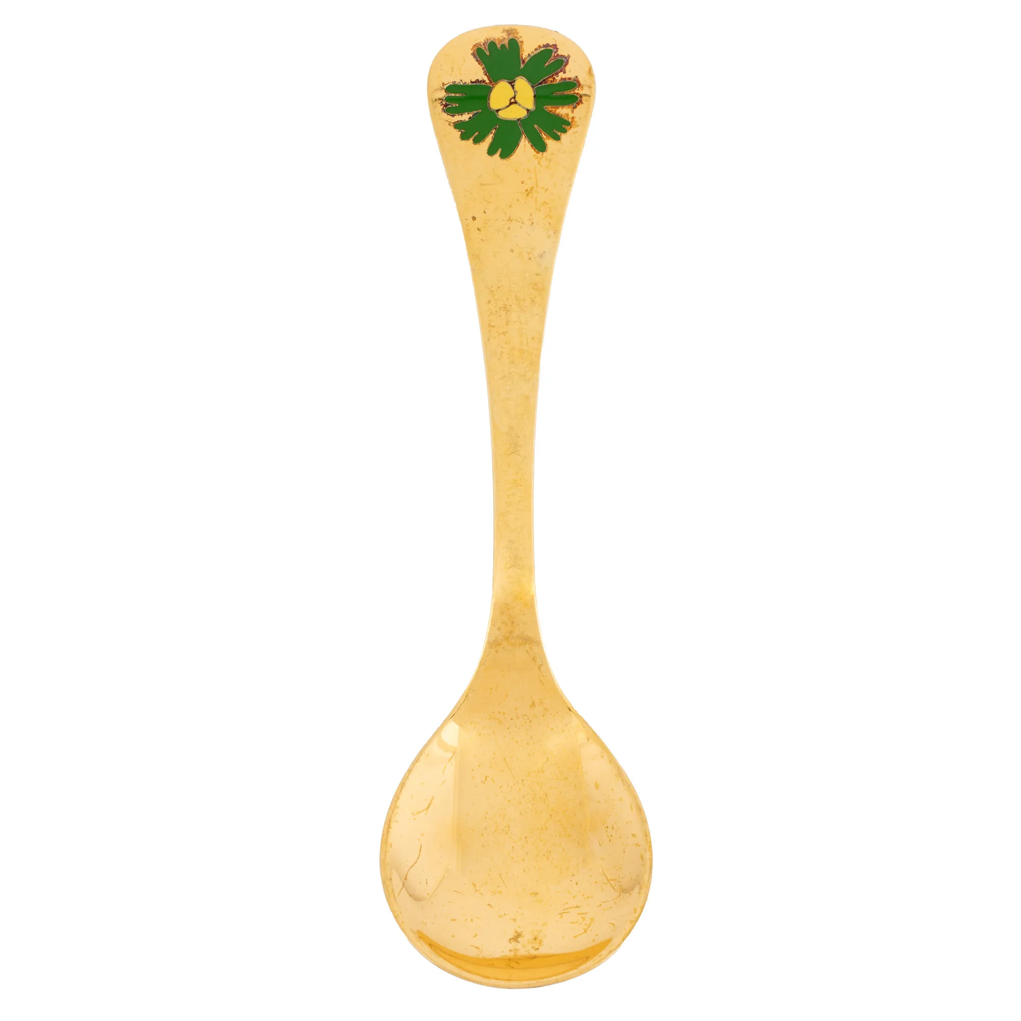 Georg Jensen gilded silver spoon, Annelise Björner design, accompanied by the original box