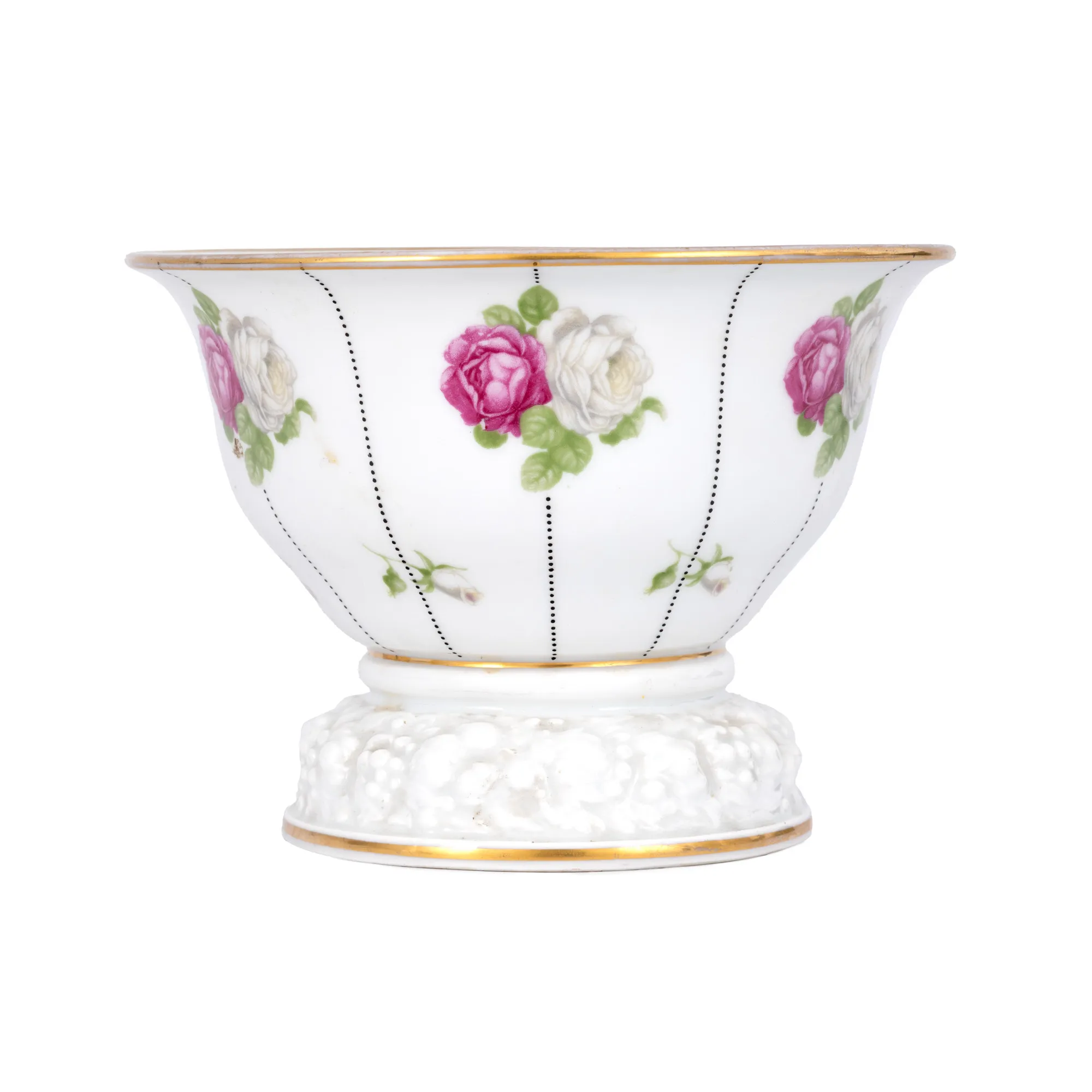 Rosenthal porcelain vase, decorated with floral elements, circa 1920-1930
