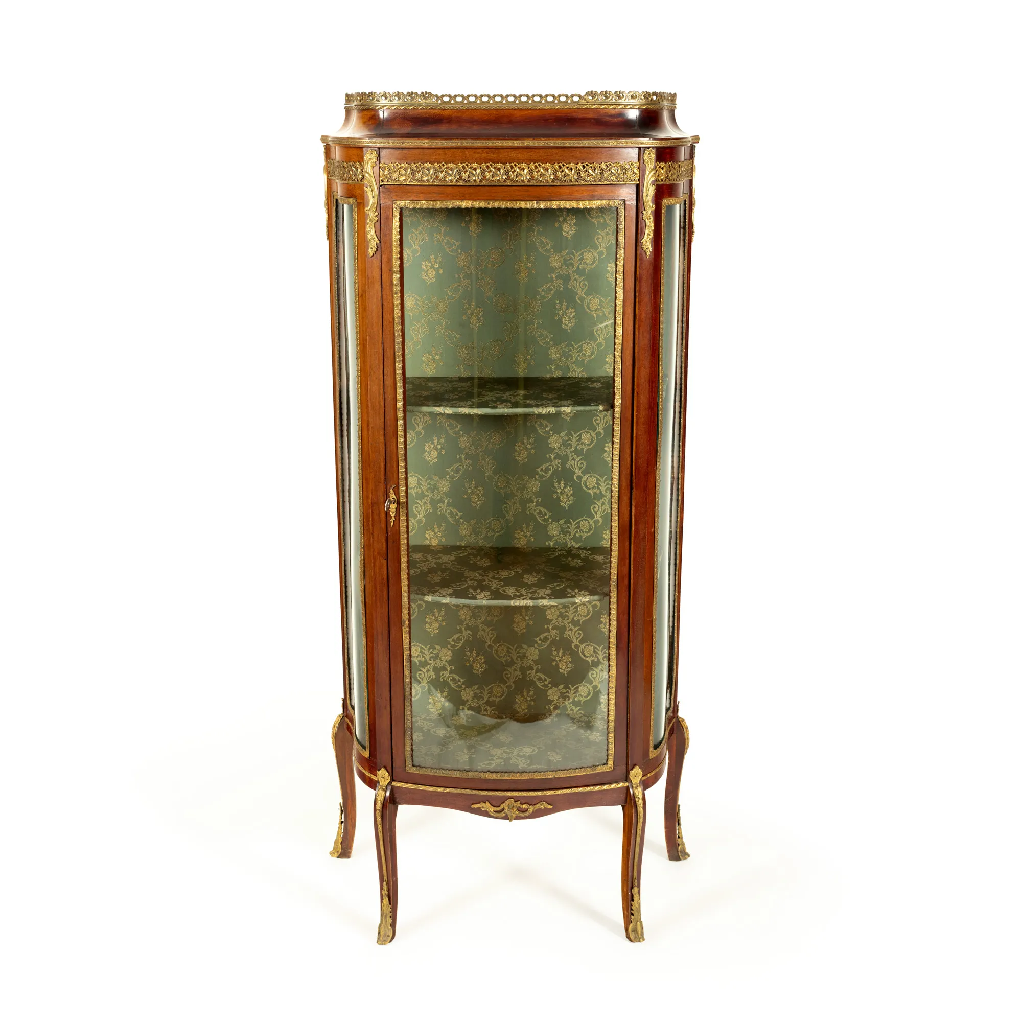Vitrină în manieră Louis XV, cu aplicații din bronz, cca. 1900
